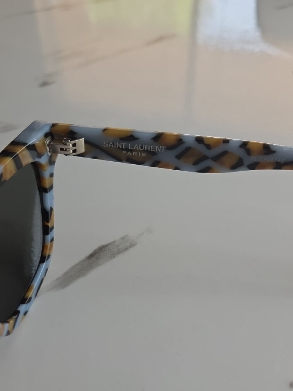 Saint Laurent Women's Tortoiseshell Sunglasses - Brown/Black/White - Picture 2 of 9